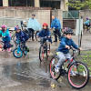  Students and parents from Francis Parker School No. 23 took the classroom into the community on Wed